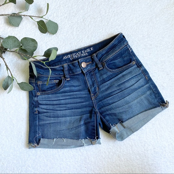 Aeo Denim Midi Jean Shorts American 